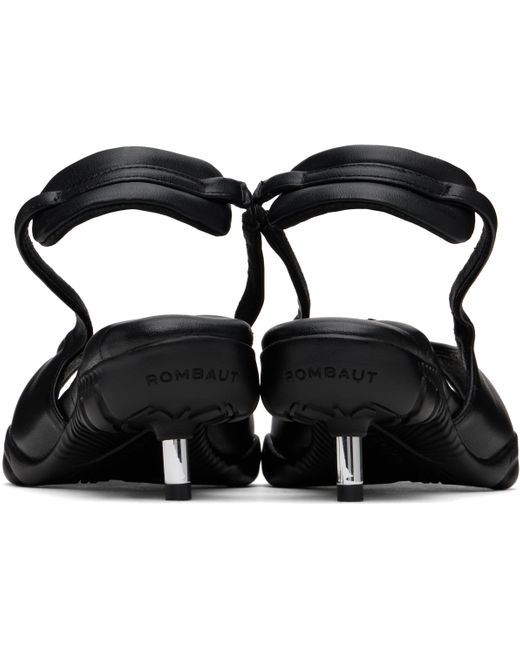 【関税込み】Rombaut ブラック スリング ヒールサンダル Rombaut ブラック スリング ヒールサンダル ブラック | Lyst