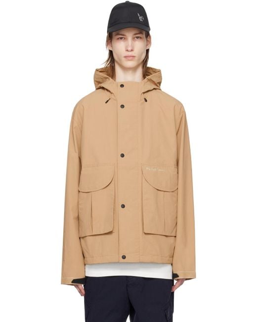 PS by Paul Smith Natural Beige Fishing Jacket for men