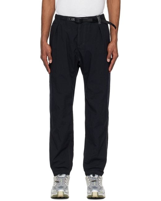 And Wander Black Gramicci Edition Nylon Climbing Trousers for men