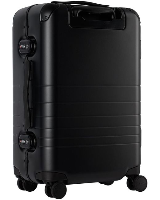 Monos Black Hybrid Carry-on Plus Suitcase for men