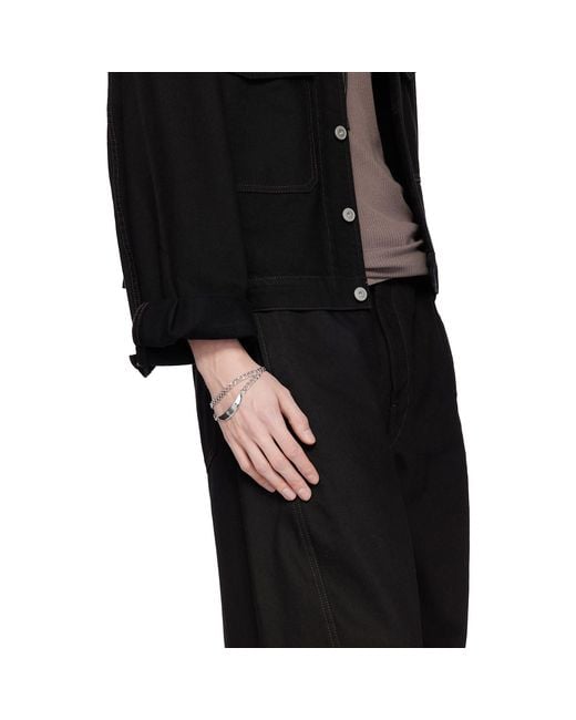 Lemaire Black Id M Bracelet for men