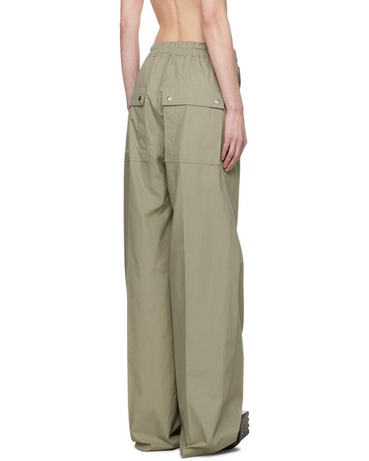 Rick Owens グリーン Hollywood Bela ワイドラウンジパンツ Multicolor