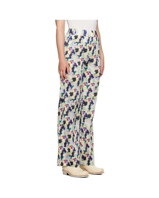 Henrik Vibskov Black Remember Plisse Trousers