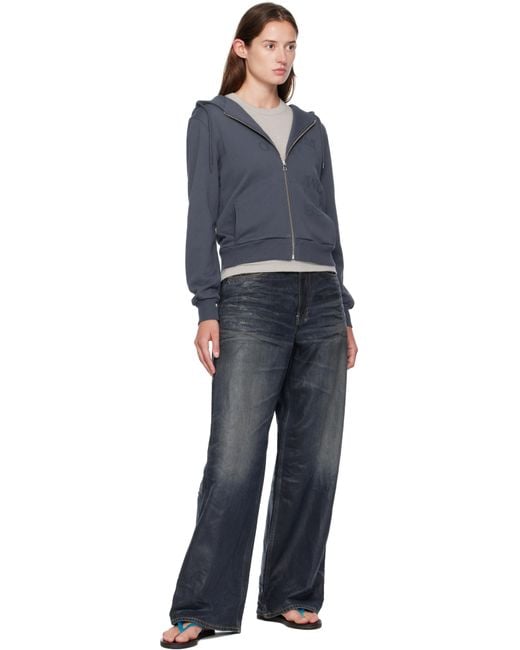 Acne Black Loose Fit 1981 Jeans