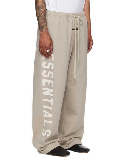 Fear Of God Natural Taupe Lounge Fleece Sweatpants for men