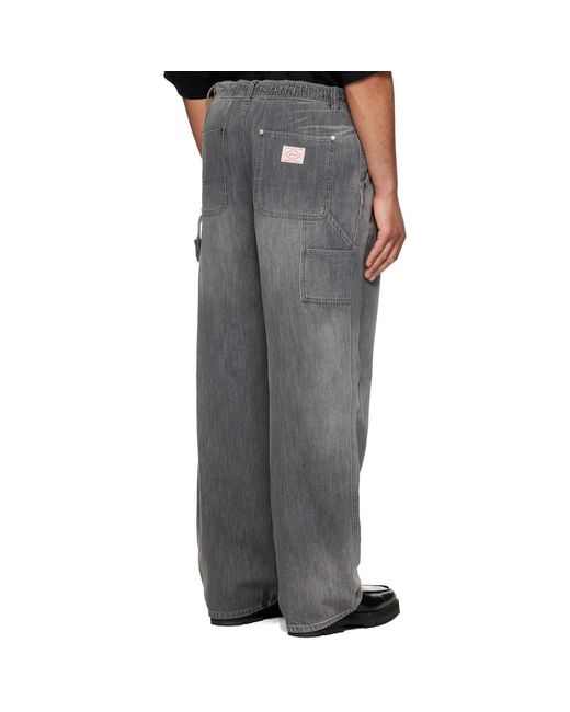 Wooyoungmi Black Lightweight Banding Jeans for men