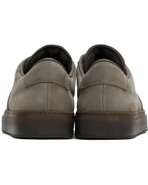 【関税込み】Common Projects トープ Decades スニーカー COMMON PROJECTS Decades Nubuck Sneakers for Men | MR PORTER