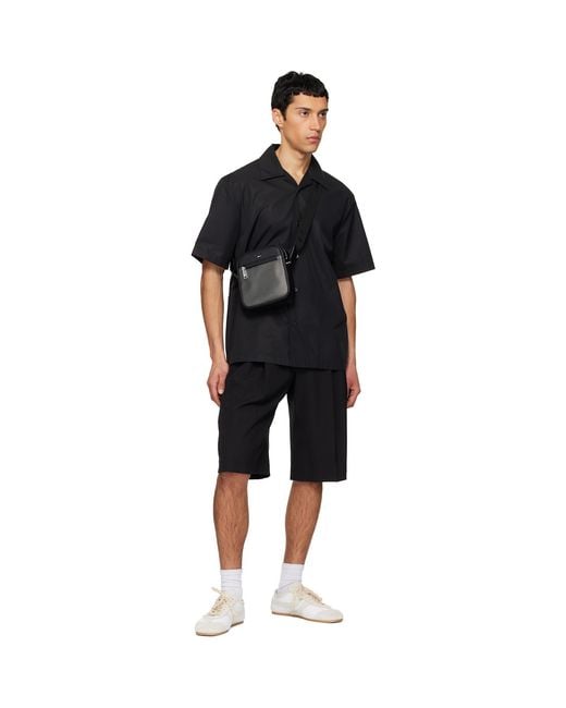 Boss Black Printed-Logo Bag for men