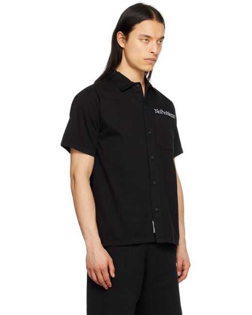 Aries Black Mini 'problemo' Shirt for men