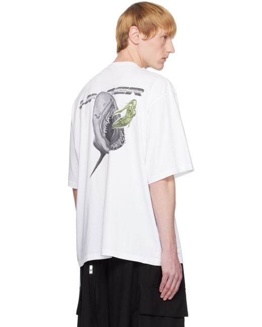 OTTOLINGER White Oversized Flap T-Shirt for men