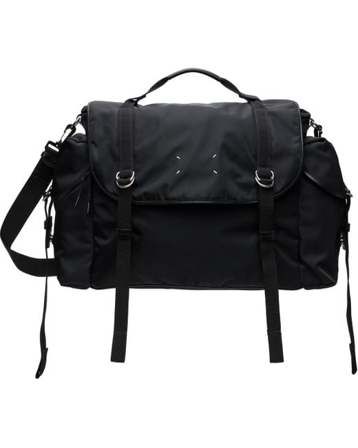 メンズ Maison Margiela ブラック High Tech メッセンジャーバッグ Black