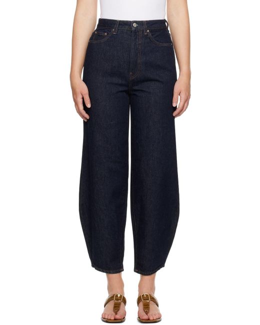 Totême  Blue Barrel Leg Jeans