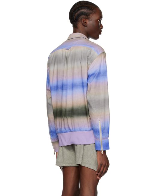 Paul Smith Multicolor Blue & Brown Half-zip Sweater for men