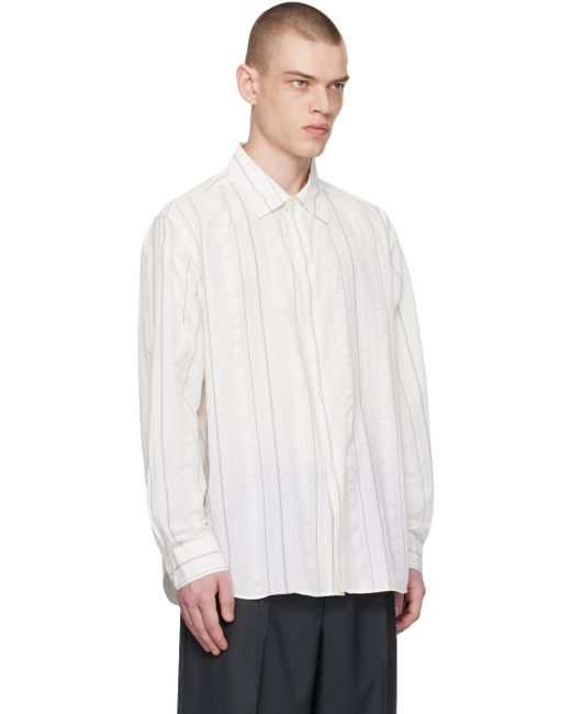 mfpen White Off- Generous Shirt for men