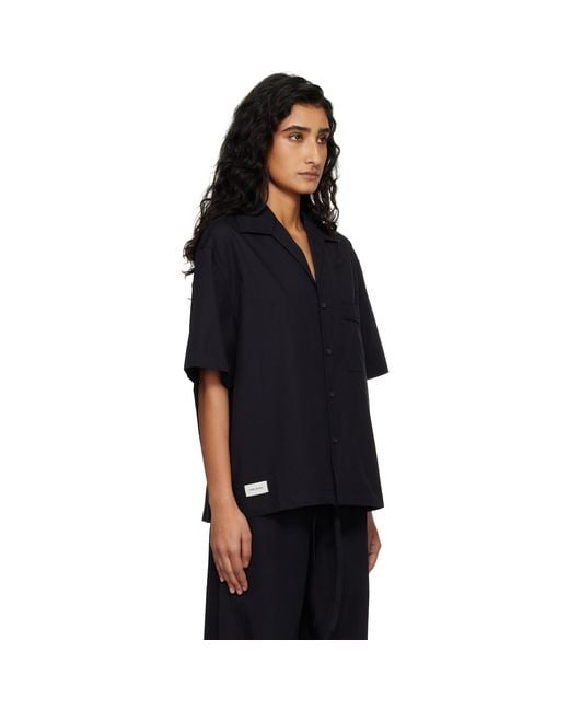 Entire studios Black Ss Pyjama Shirt