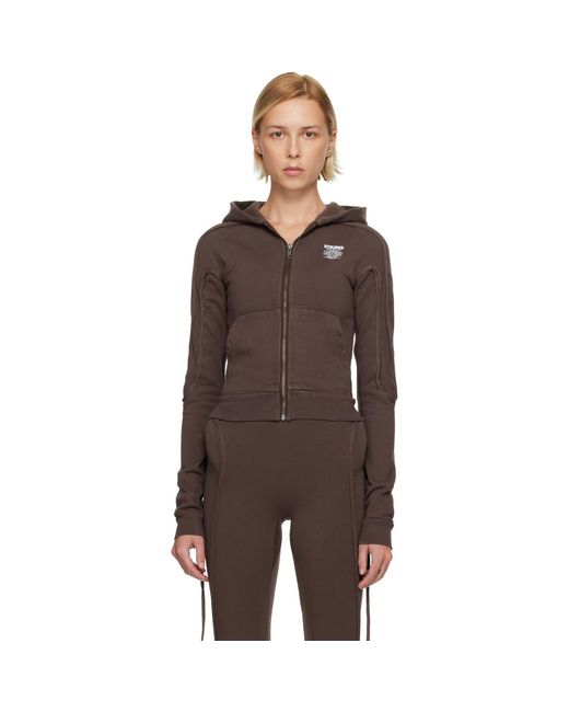 OTTOLINGER Black Fitted Zip Hoodie