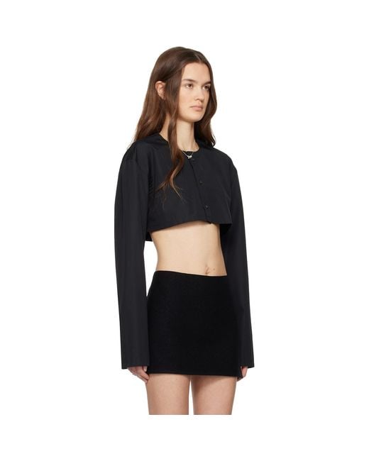 Rier Black Mini Shirt