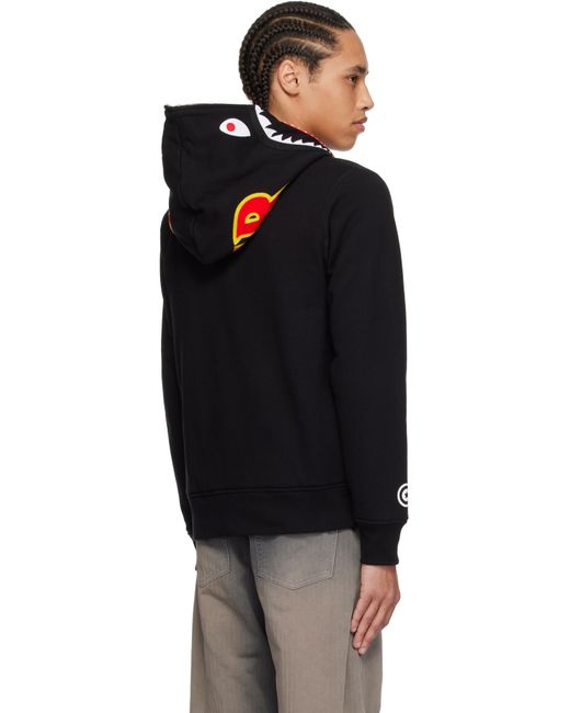 お得，定番】 「A BATHING APE BLACK 2nd」 SHARK シャークパーカー XL