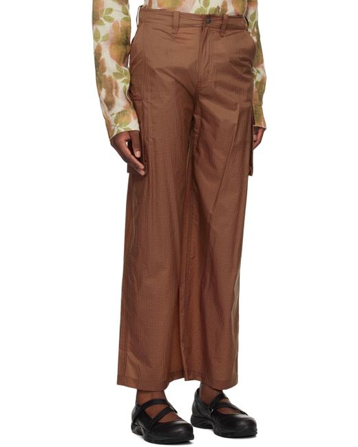 Our Legacy Brown Mount Cargo Pants for men