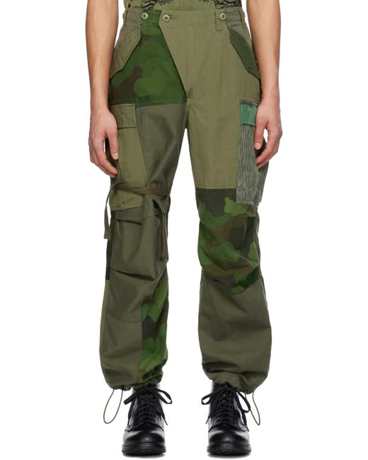 Pantalon cargo suprarecyclé m65 kaki Maharishi pour homme en coloris Green