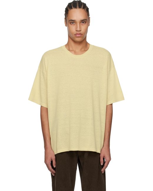 T-Shirt Stockton Jaune The Row pour homme en coloris Natural