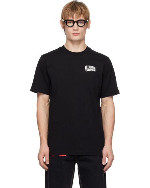 BBCICECREAM Black Small Arch Logo T-Shirt for men