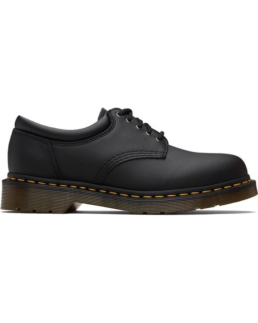 Dr. Martens Black 8053 Nappa Leather Casual Derbys for men