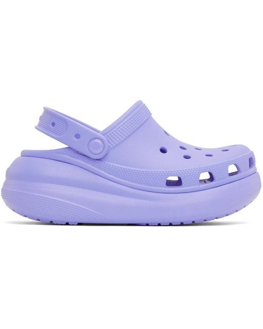 CROCSTM Purple And Classic Crush Clogs From Finish Line