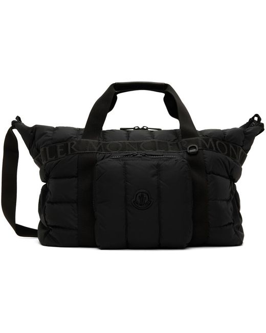 Moncler Black Antartika Duffle Bag for men
