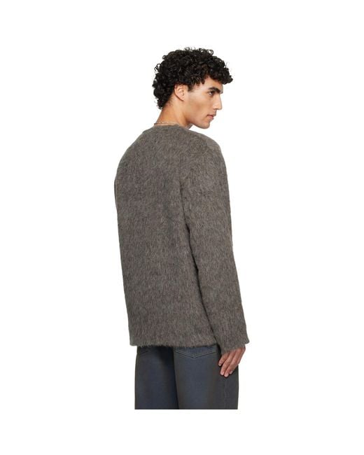 Our Legacy Black Wool Cardigan for men