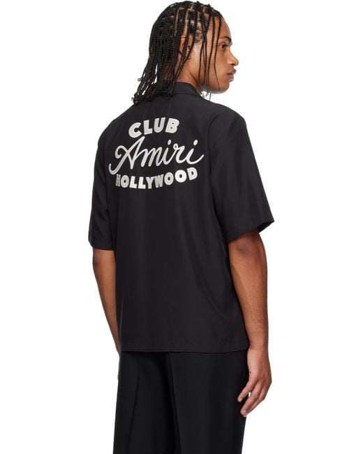 メンズ Amiri ブラック 'Club キャンプシャツ Black
