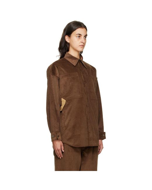 Bernhard Willhelm Brown Patch Pocket Shirt
