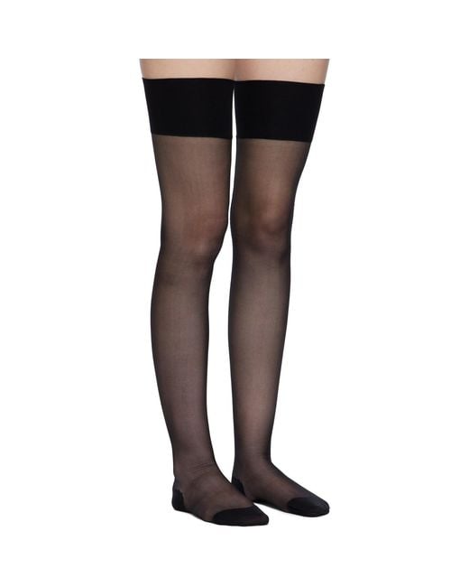Agent Provocateur Black Amber Stocking Socks