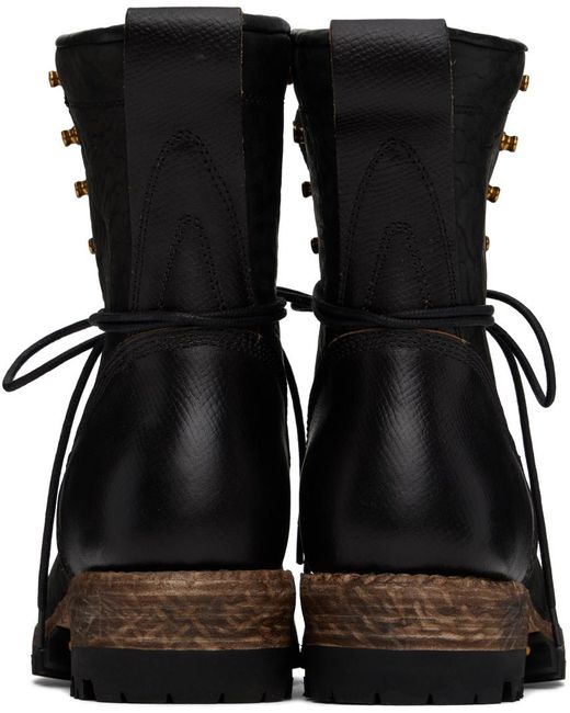 Visvim Black Cossack Boots for men
