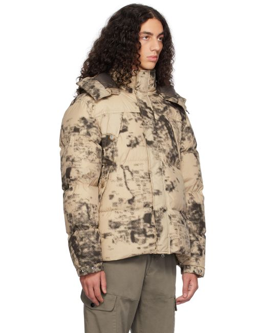 メンズ Stone Island ベージュ Fire Ice ダウンジャケット Multicolor
