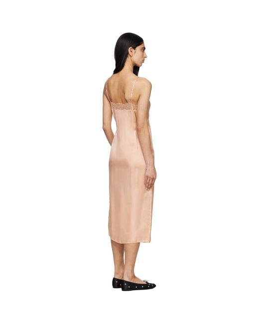 Anine Bing Black Carissa Slip Dress
