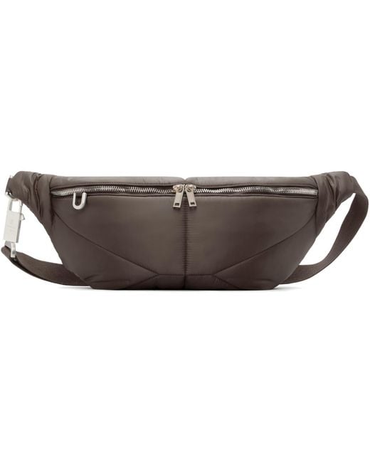 Rick Owens Brown Moncler + Bumbag for men