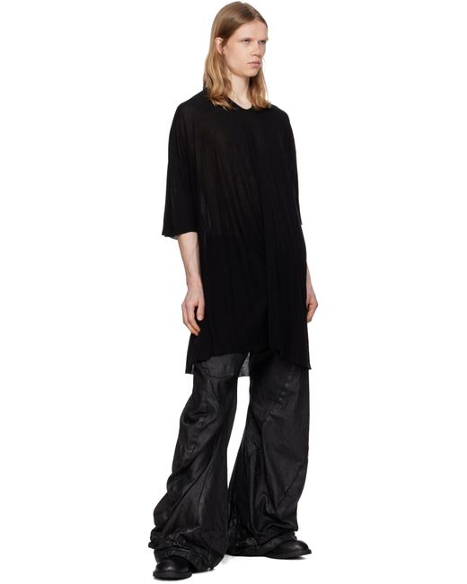 Julius Black Anima Drape T-Shirt for men