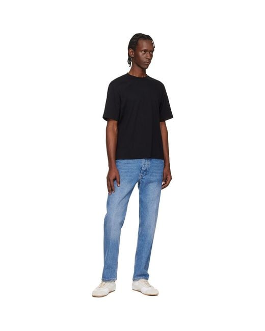 Studio Nicholson Black Bric T-Shirt for men