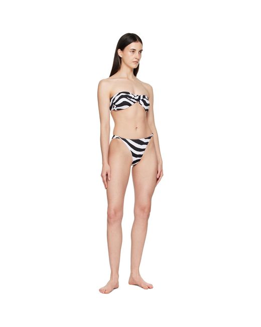 Balmain Multicolor Bandeau Bikini
