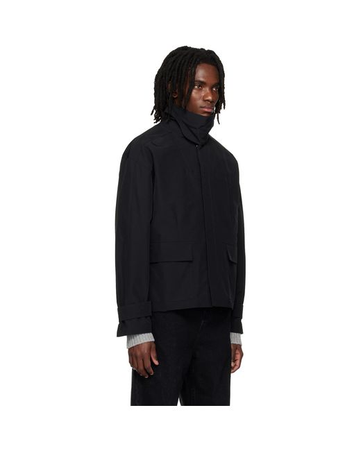 Entire studios Black Trench Jacket for men