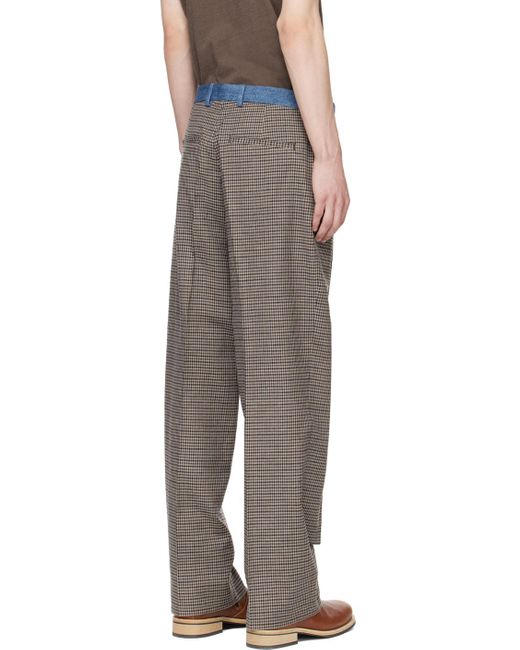 Our Legacy Black Multicolor Borrowed Trousers for men