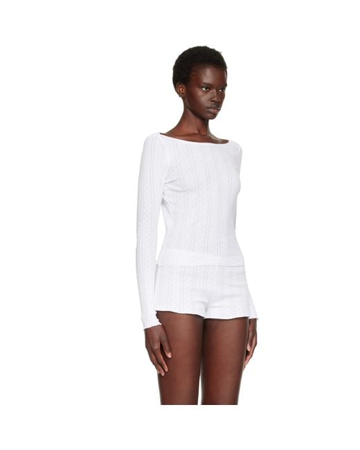 Cou Cou White 'The Bateau' T-Shirt