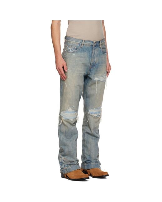 Amiri Blue Straight Flare Mx1 Jeans for men