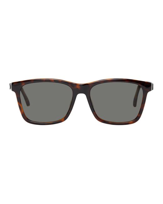 Saint Laurent Multicolor Tortoiseshell Sl 318 Sunglasses for men