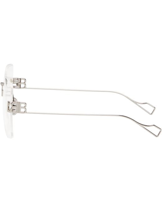 【BALENCIAGA】リムレス メガネ BALENCIAGA リムレスメガネ vintageメガネ 眼鏡 バレンシアガ