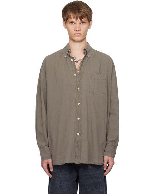 Our Legacy Taupe Borrowed Bd Shirt for Men | Lyst Canada