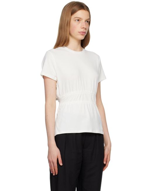 Proenza Schouler White Off- Label Ruched T-shirt