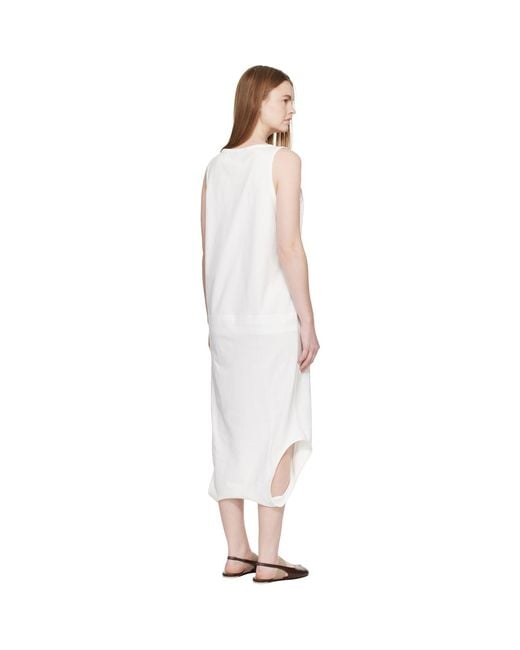 MM6 by Maison Margiela Black Multi Wear Cotton Jersey Midi Dress