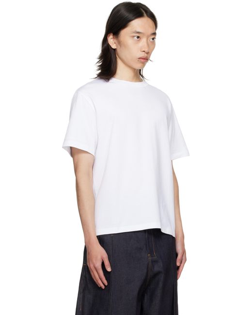 SAGE NATION White Short Sleeve Lock T-Shirt for men